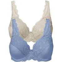 Bonprix Beugel bh met sierlijk kant (set van 2) maat 85
