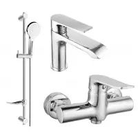 Mexen Pecos DF05 doucheset, chroom - 72704DF05-00