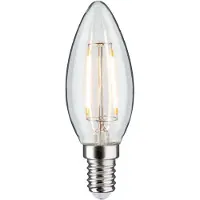 Paulmann LED kaars Filament E14 DC 24V 160lm 2W 3000K dimbaar Helder