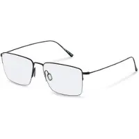 Rodenstock Bril - - R7133 - Zwart - Metaal - 57/16/145