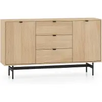 Selsey Heggers – Dressoir met 2 deuren en 3 lades - Mavelie eiken - 150cm