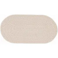vidaXL Tapijt ZIZUR Crème 150 x 80 cm Polypropyleen