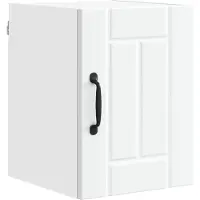 vidaXL Wandkast LUCCA Wit 30 x 31 x 40 cm Bewerkt hout