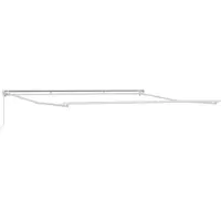 vidaXL Zonnescherm Frame Wit 450 × 350 cm Aluminium