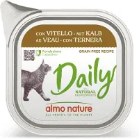 Almo Nature 32x Daily Kattenvoer Kalf 100 gr