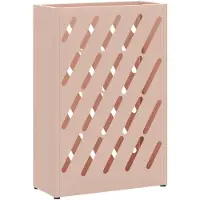 vidaXL Regen Paraplu Stand Roze 28 x 12 x 41 cm Staal