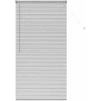 vidaXL Venetiaanse jaloezie zilver 175 x 90 cm 25 mm Aluminium