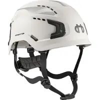 Hellberg Safety Sector Veiligheidshelm geventileerd met draaiknop - wit