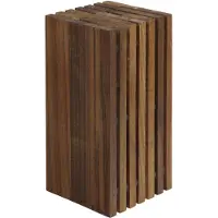 Zassenhaus messenblok keukenmes walnoot 13 x 13 x 27 cm