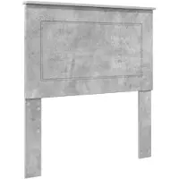 vidaXL Hoofdbord Beton Grijs 100 cm Geconstrueerd hout