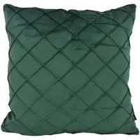 NOVÉE Sierkussen Velvet Cross Intens Groen | 45x45 cm | Velvet/Polyester