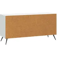 vidaXL TV Kast Wit 102 x 34,5 x 50 cm Bewerkt hout