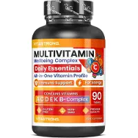 Vitastrong Multivitamine - 90 tabletten, dagelijkse energie en ondersteuning van het immuunsysteem 90 St