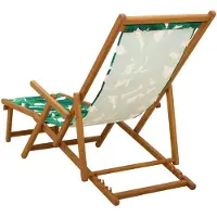 vidaXL Opvouwbare zonnebed 2 pcs 3 Positie Massief Eucalyptus Hout