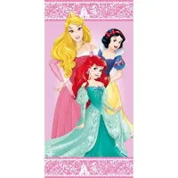 Disney Princess Princess strandlaken - 140 x 70 cm. - Disney Prinsessen handdoek - roze