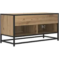 vidaXL TV Kast 80 x 34,5 x 40 cm Artisanaal eiken Bewerkt hout