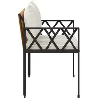 vidaXL Buitenbanken 2 -Seater 116 x 56 x 75 cm poly rattan