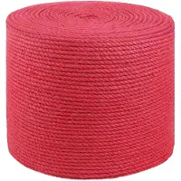 vidaXL Jute Touw Rood 100% Tossa jute