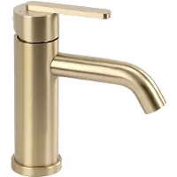 REA Ontario Js-11801Bg Low - Wastafelkraan - Geborsteld Goud - 11X4,5X17,5Cm