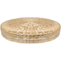 QUVIO Stro kussen - Diameter 40 cm