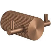 REA - Badkamerhaak 64104a Solo Brush Copper - 5,2 x 7,2 x 3 cm