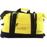 National Geographic Opvouwbare Reistas met wielen / Weekendtas - Vegan - 48 Liter (S) - Pathway - N10442 - Geel - Geel