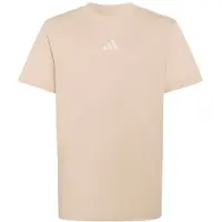 Adidas Sportswear T-shirt beige Jongens/Meisjes Katoen Ronde hals Logo - maat 128