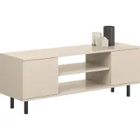 KOBI RTV kasjmier 155 cm zwarte poten