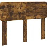 vidaXL Hoofdbord Rook Eiken Bewerkt hout