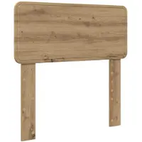 vidaXL Hoofdbord Artisan Eiken Bewerkt hout