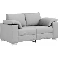 vidaXL Loveseat Wolkgrijs 160 cm Stof