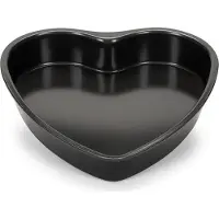 Patisse Herzform 20 cm schwarzer Stahl