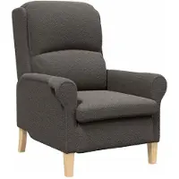 vidaXL Fauteuil Donkergrijs Zachte Sherpa-stof
