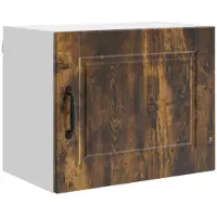 vidaXL Wandkast PORTO Rook Eiken 50 x 31 x 40 cm Bewerkt hout