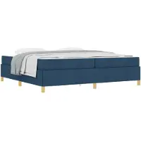 vidaXL Bedframe Blauw 200 x 200 cm Stof