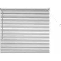 vidaXL Venetiaanse jaloezie zilver 130 x 150 cm 25 mm Aluminium