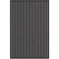 vidaXL Deurmat Zwart 60 x 90 cm Polypropyleen