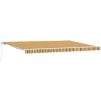 vidaXL Uitschuifbare luifel Meerkleurig 500 x 300 x 165 cm