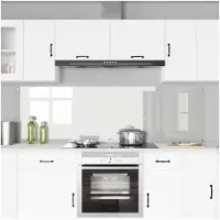 vidaXL Keukenachterwand 2 pcs Doorzichtig 100 x 60 cm gehard glas