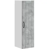vidaXL Wandkast LUCCA Betongrijs 30 x 31 x 100 cm Bewerkt hout