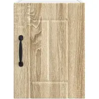 vidaXL Wandkast LUCCA 2 st Sonoma Eiken Bewerkt hout