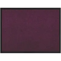 vidaXL Deurmat Bordeauxrood 60 x 80 x 1.2 cm Teddy Stof