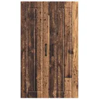 vidaXL Wandkast LUCCA Oud hout 60 x 31 x 100 cm Bewerkt hout