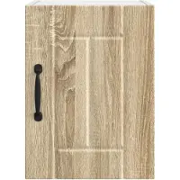 vidaXL Wandkast LUCCA Sonoma Eiken 30 x 31 x 40 cm Bewerkt hout