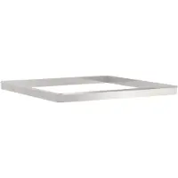 vidaXL Slakkenhekken 20 st 100 x 3,5 x 25 cm Roestvrij staal Zilver