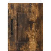 vidaXL Wandkast PORTO 2 pcs Rook Eiken Bewerkt hout