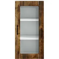 vidaXL Wandkast PORTO, gerookt eikenhout, 40 x 31 x 80 cm