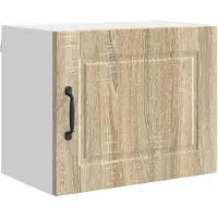 vidaXL Wandkast PORTO 2 pcs Sonoma Eik Bewerkt hout