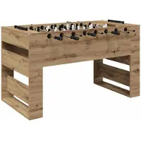 vidaXL Tafelvoetbal Artisan Eik 146,5 x 74 x 85 cm Bewerkt hout