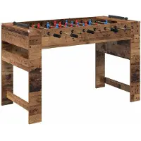 vidaXL Tafelvoetbal Oudhout 125 x 60,5 x 80 cm Bewerkt hout
